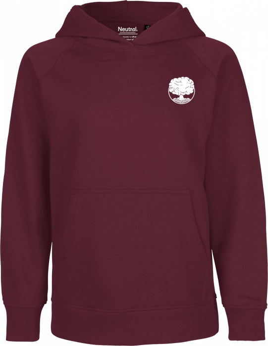 Neutral - Talentcamp Dk Organic Hoodie Kids - Bordeaux